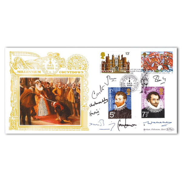 2000 Millennium Gold - Signed Lord Wakenham and 7 Others SIGP0035