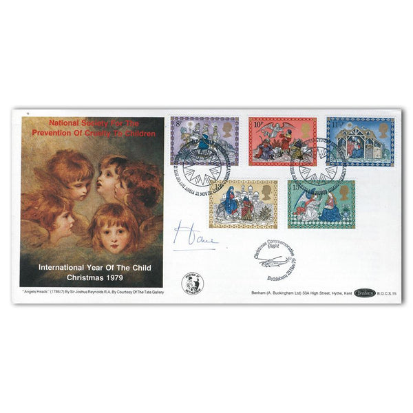 1979 Christmas - Bethlehem Handstamp - Signed by Lord Home SIGP0116