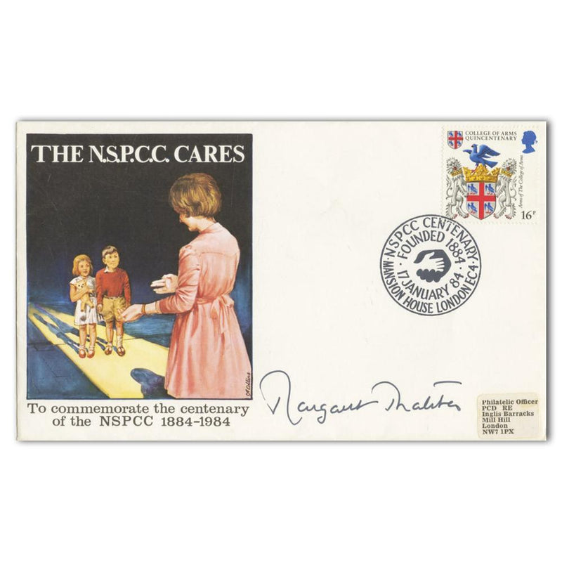 1984 NSPCC - Signed by Margaret Thatcher SIGP0118