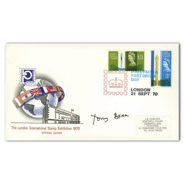 1970 Post Office - Signed by Tony Benn SIGP0165