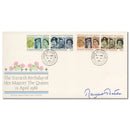 1986 Queen's 60th. Sign Margaret Thatcher