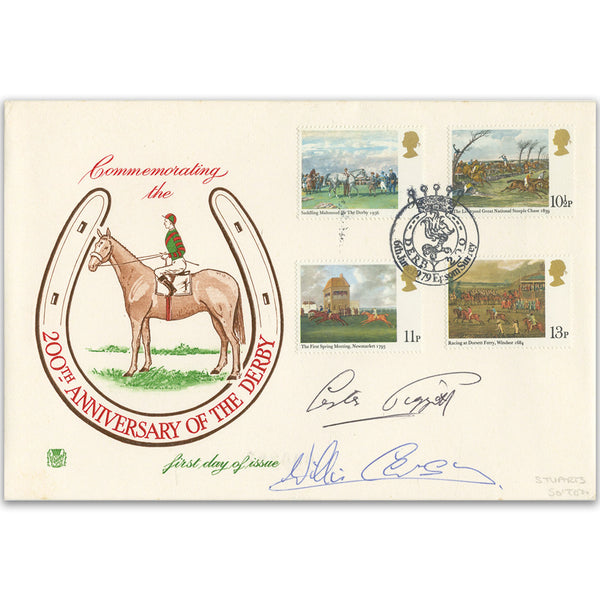 1979 Derby - Signed by Piggott and Carson SIGS0130
