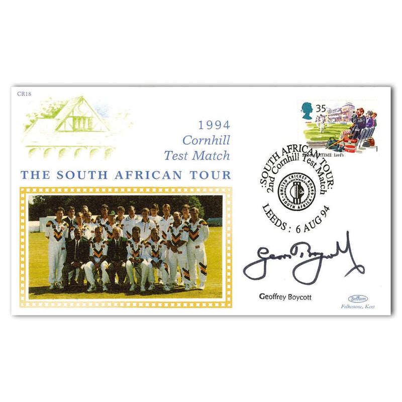 1994 Cornhill Test Match - Signed by Geoff Boycott SIGS0187