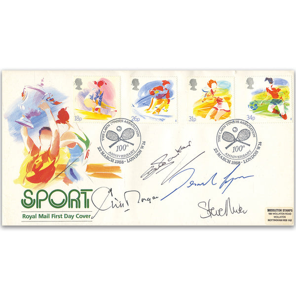 1988 Sport - Signed by Sue Barker, C. Morgan, Des Lynam & S. Rider SIGS0227