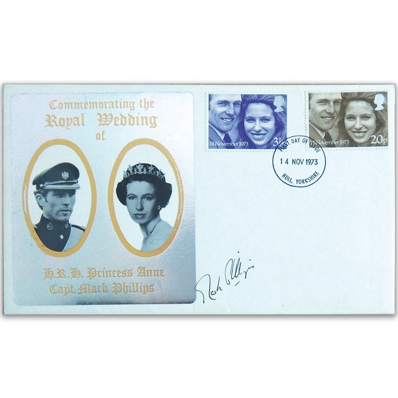 1973 Royal Wedding - Signed Capt Mark Phillips SIGX0041