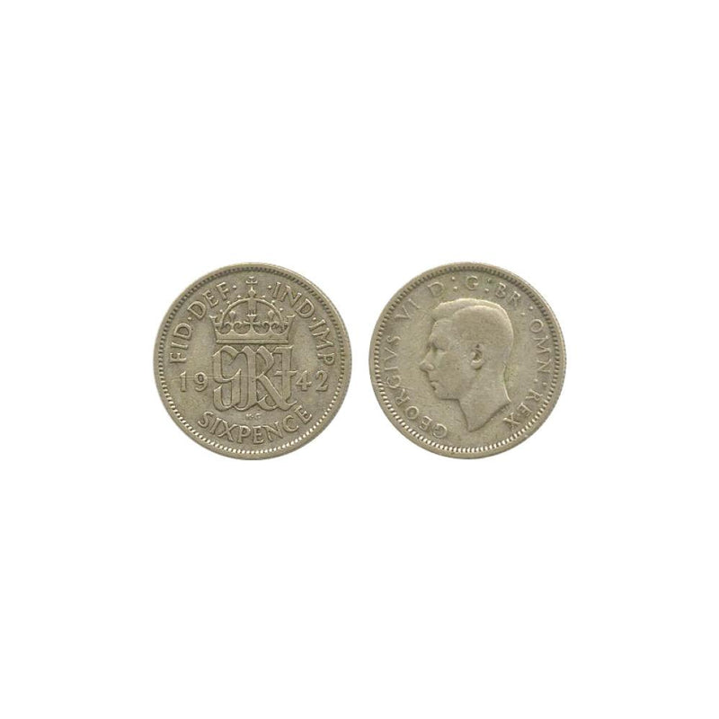 1942 George VI Sixpence SIXP1942