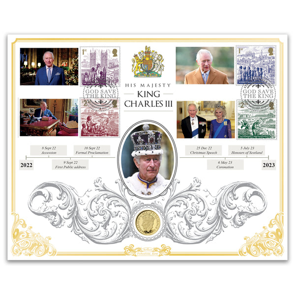 2023 King Charles III One Year On Sovereign Cover