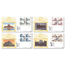 1999 Harrison Castle High Values Set of 4 SPG016X