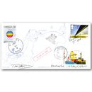 1983 Tom McClean Transatlantic Record cover with sail cloth