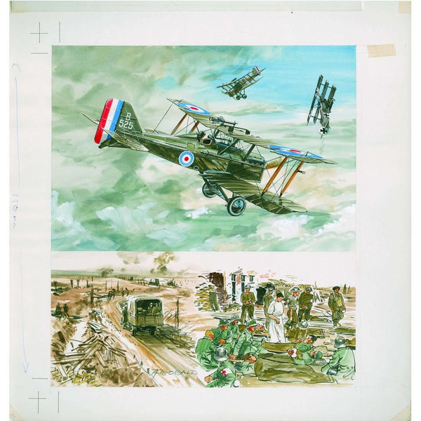 Great War 22 - Tony Theobald Artwork - Third Battle of Ypres, Menin Road Ridge TTA0022