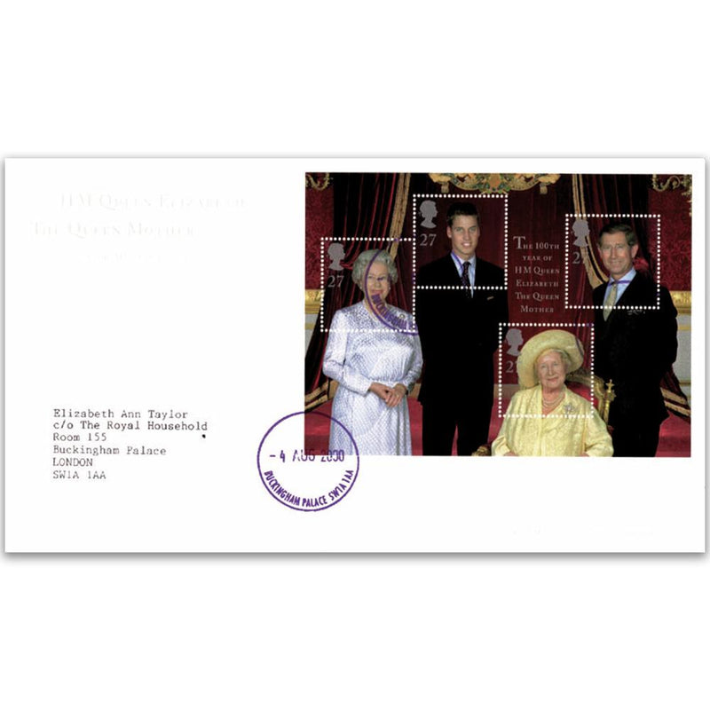 2000 Queen Mother - Buckingham Palace CDS TX0008H