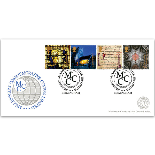 2000 Spirit & Faith - Millennium Covers - Birmingham Handstamp TX0011B