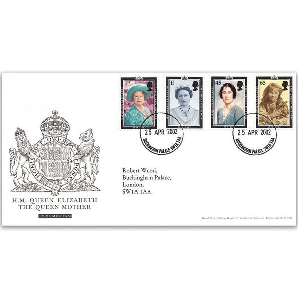 2002 Queen Mother In Memoriam - Buckingham Palace CDS TX0204A