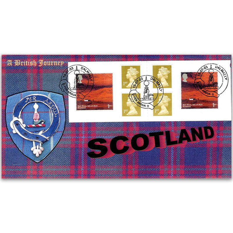 2003 Scotland NVI Booklet - Macintyre Official - Dalmally Handstamp TX0307E