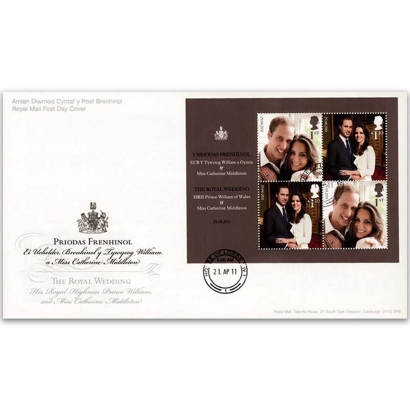 2011 Royal Wedding - House of Lords on Royal Mail Cover