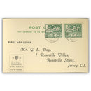 1943 Jersey views 1/2 d F.D.C