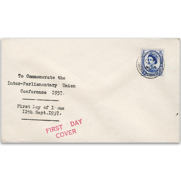 1957 Inter-Parliamentary Union Conference - Night Down Cancellation TX5709E