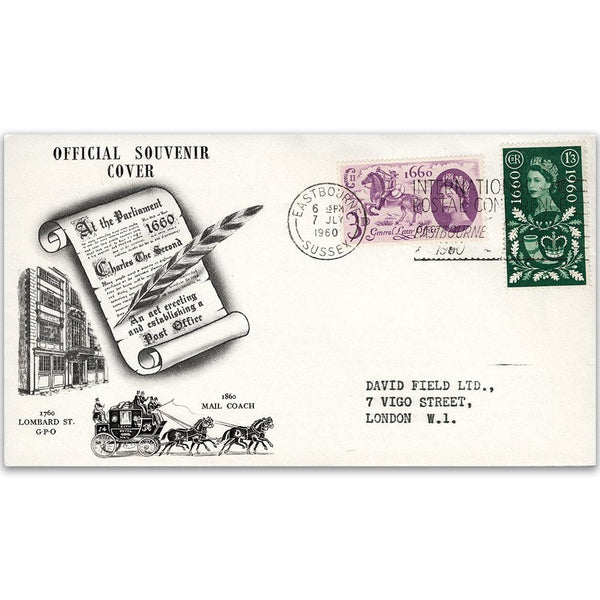 1960 General Letter Office - Eastbourne CDS TX6007D