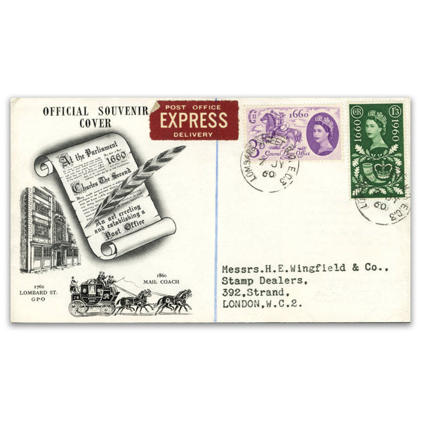 1960 General Letter Office - Lombard Street CDS