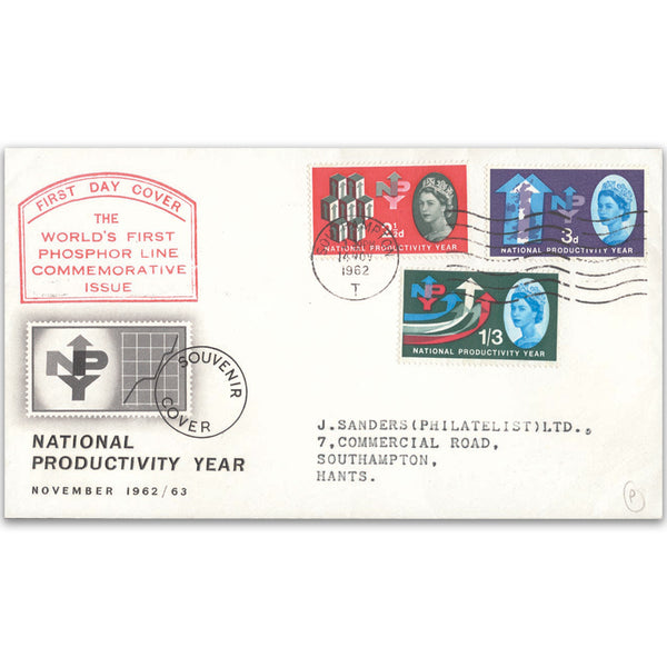 1962 N.P.Y. with Southampton T wavy line cancel TX6211D