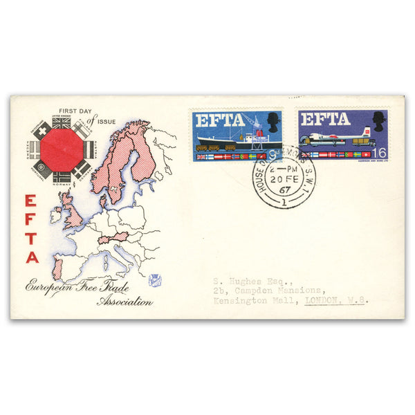1967 EFTA (Ord) - House of Commons Double Ring CDS