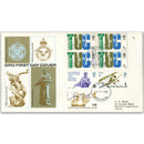 1968 Anniv GPO - TUC 100 H/s on block 4 'TUC' plus other 3 stps with Manchester FDI