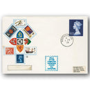 1973 Phosphor Coated 50p Cover - Southampton CDS TX7302