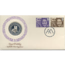 1973 Royal Wedding Silver Medal First Day Cover TX7311N