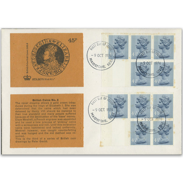 1974 45p Book - Maidstone FDI TX7410R
