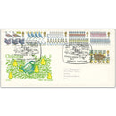 1977 Christmas, 1st Mail Flight to Shetland,Typed Address TX7711E