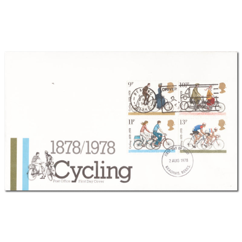 1978 Cycling - 'Mind that bike' Slogan Postmark TX7808