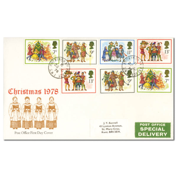 1978 Christmas P.O Buckingham Palace cds
