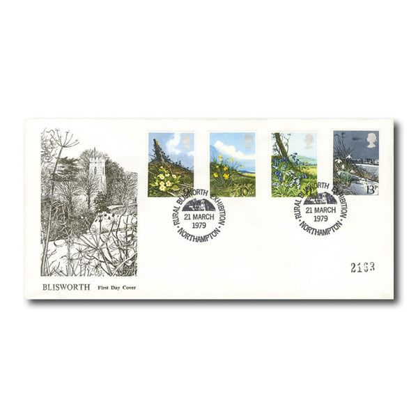 1979 Wild Flowers - Rural Blisworth Exhibition Official Handstamp TX7903D