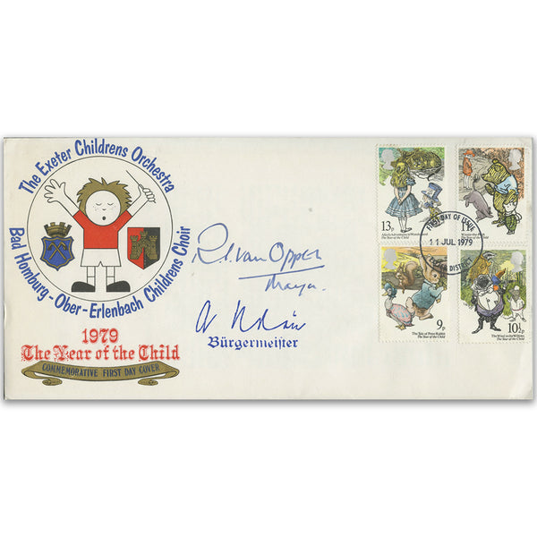 1979 Year of the Child - Exeter FDI - Signed by Mayor of Exeter TX7907AB