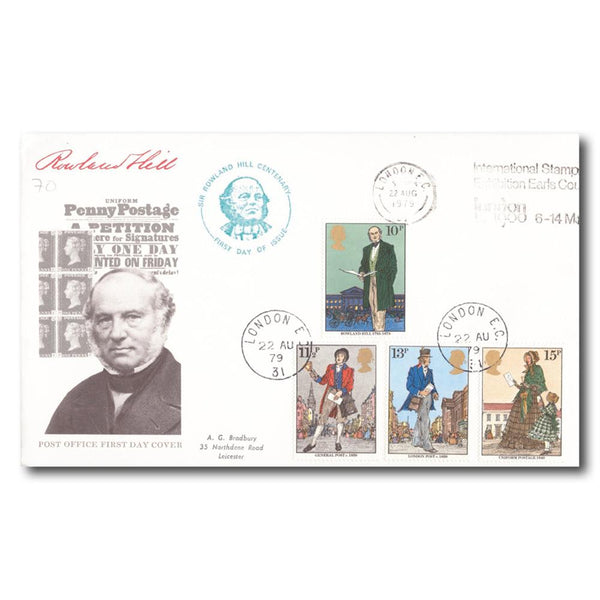 1979 Rowland Hill - International Stamp Exhibition Slogan TX7908