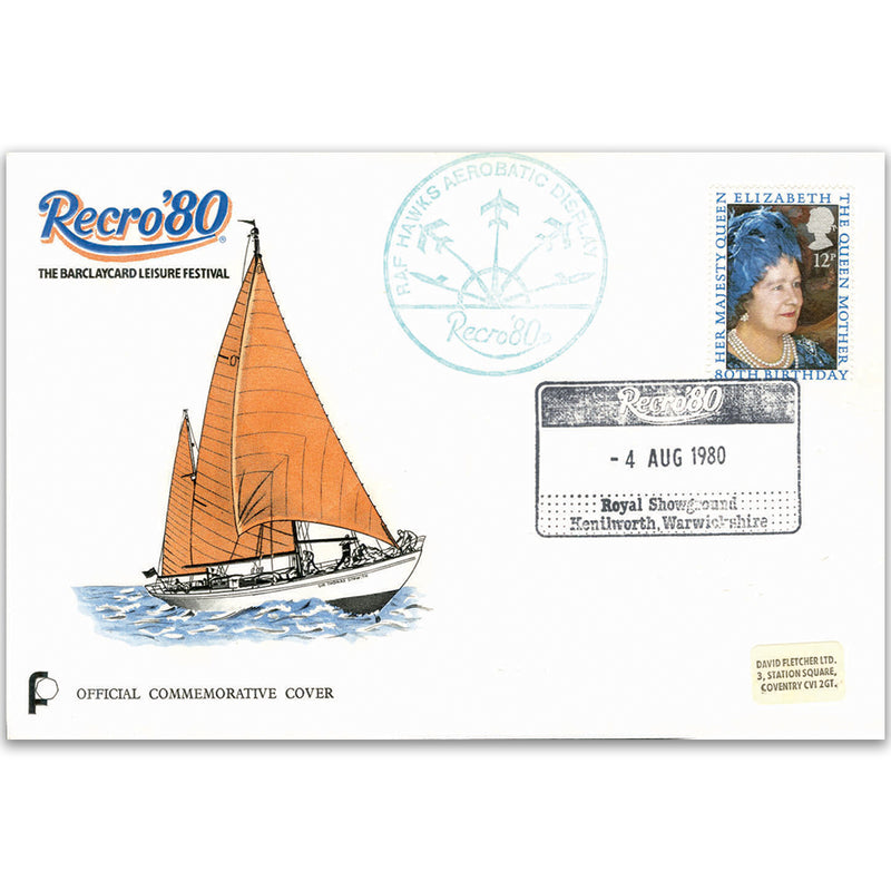 1980 Queen Mother D.F Official-Recro '80,Kenilworth H/S TX8008N