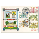 1980 Christmas Dawn Official - England V Switzerland H/S TX8011C