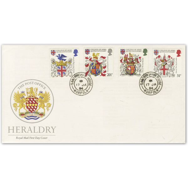 1984 Heraldry Sandringham House cds TX8401J