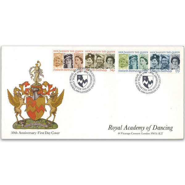 1986 Queen's Birthday Royal of Academy of Dancing official TX8604J