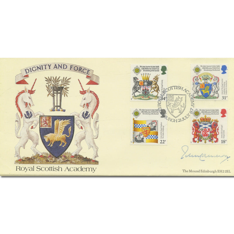 1987 Scottish Heraldry R.S.A. Official - Signed Lord Cameron TX8707G