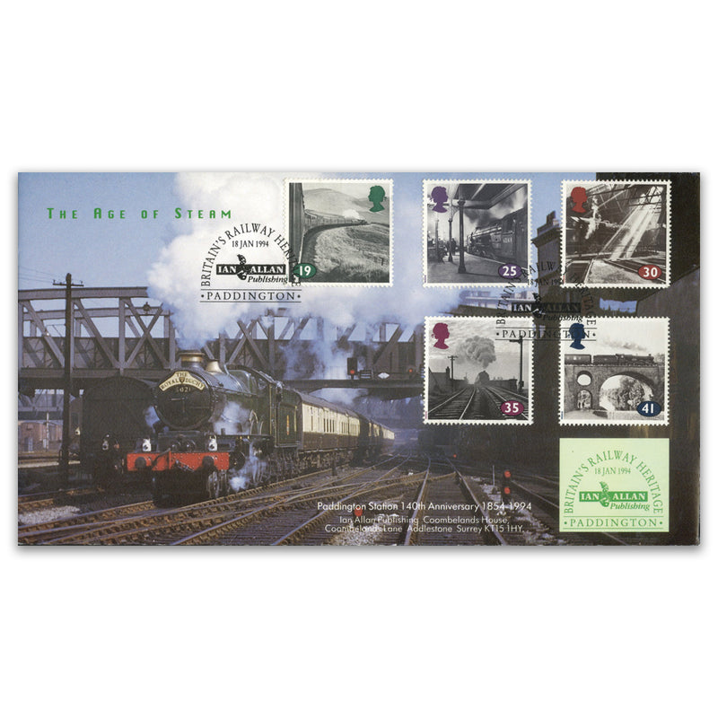 1994 Trains,Covercraft Official- Ian Allan Publishing H/S.