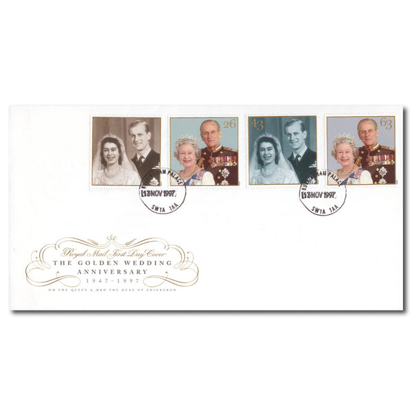 1997 Golden Wedding - Buckingham Palace CDS TX9711A