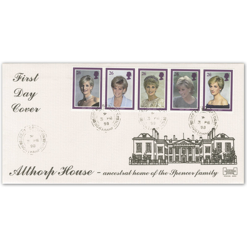 1998 Diana, Havering Official. Great Brington CDS TX9802L