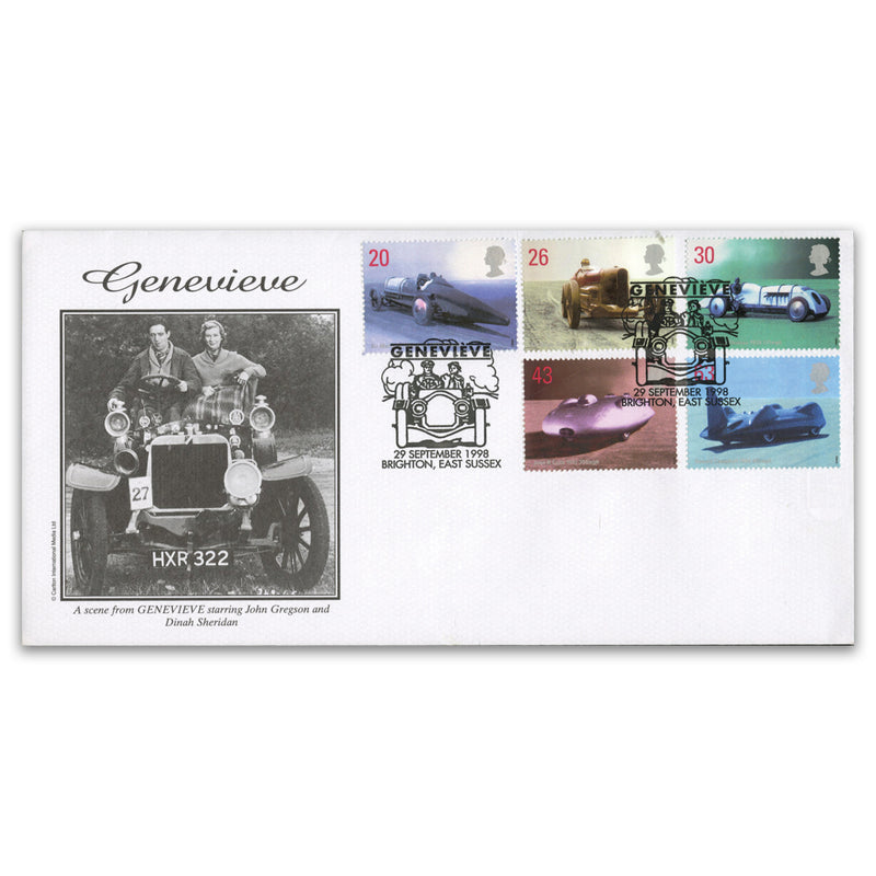 1998 Speed Cambridge Stamp Centre Official - Genevieve, Brighton handstamp