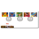 1998 Christmas - Tandy Official Cover - Tandy, Walsall Handstamp TX9811F