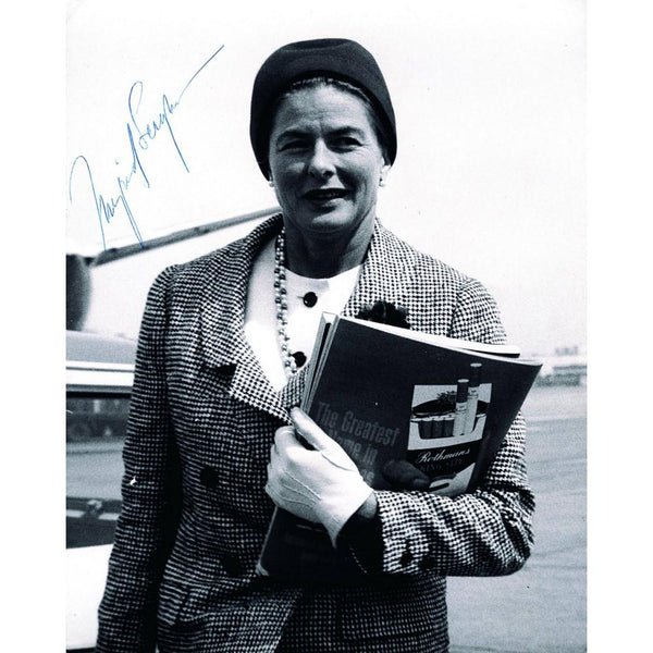 Ingrid Bergman - Signature - Signed Black and White Photograph