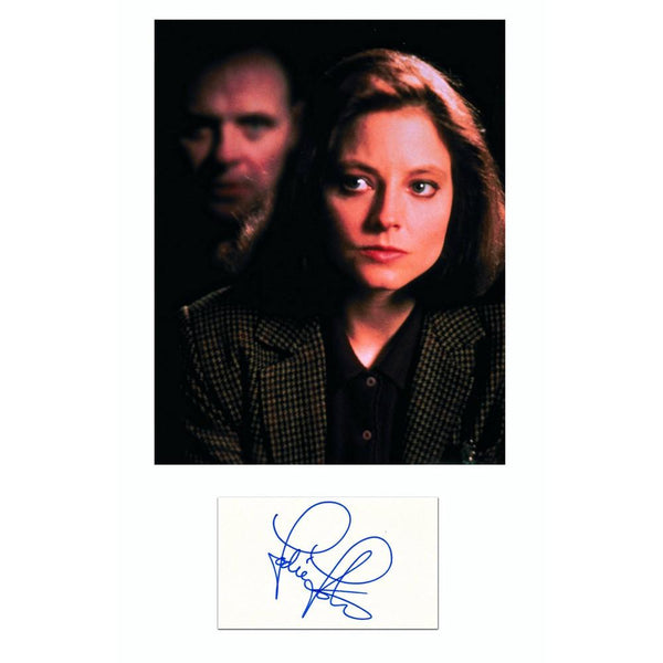 Jodie Foster - Autograph - Signature Mounted with Colour Photograph