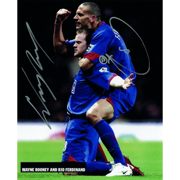 Rooney & Ferdinand - Autograph - Signed Colour Photograph