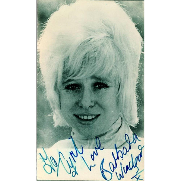 Barbara Windsor Autograph