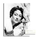 Gloria Swanson Black and White Photograph with Signature